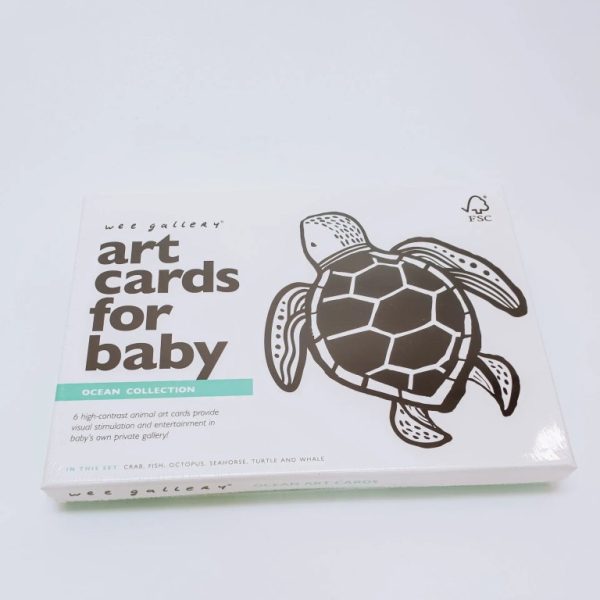 Cartões a preto e branco para bebés