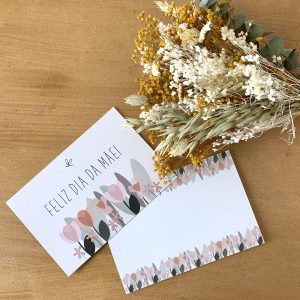 Mini bouquet Lieblings com postal personalizado