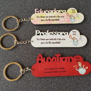 Porta Chaves Professora/Educadora/Auxiliares
