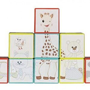 Cubos puzzle para bebe da girafa la sophie
