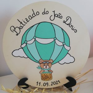 Placa decorativa personalizada (Balão)