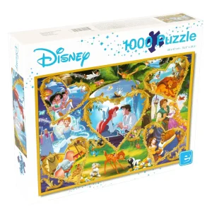 Puzzle Disney 1000pcs Corações de Ouro