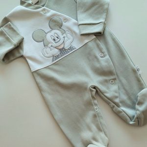 Babygrow cinza Mickey