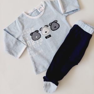 Pijama Cãezinhos de duas peças para bebé