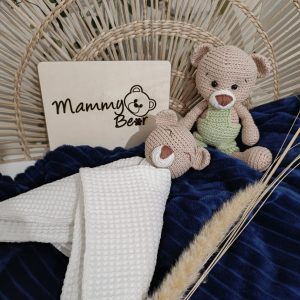 Conjunto (2p) Ursinho e Doudou Personalizado