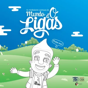 As mirabolantes aventuras do Mundo d’O Ligas – Livro de colorir