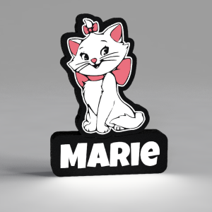 Marie Cat - Led Lamp Personalizada (Aristogatos)