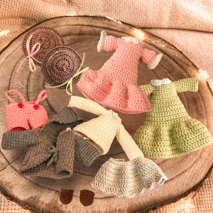 Conjunto Roupa Bonecas Crochet