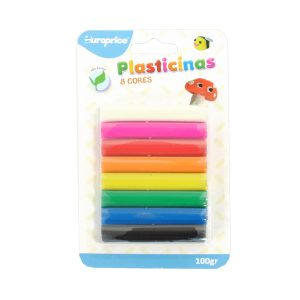 Blister 8 Plasticinas Coloridas