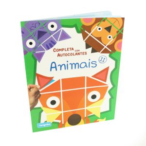 Completa com autocolantes Animais 2