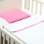 Conjunto de Lençois Easy Baby Bed liso rosa