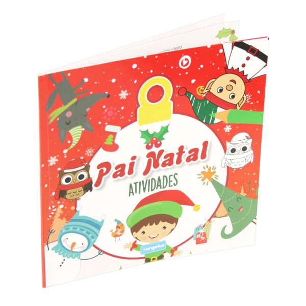 Livro de natal com atividades para crianças