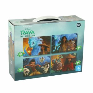 Puzzle Suitcase Raya II 4 em 1, 99 Pcs