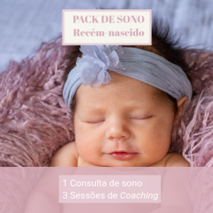 Pack de Sono Recém-nascido | 1 Consulta de Sono | 3 Sessões de Coaching